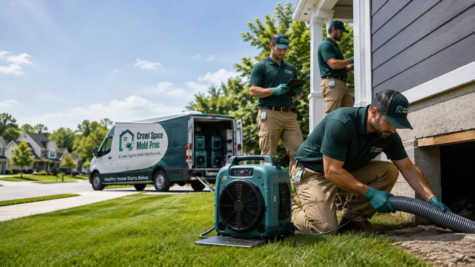 Crawl Space Mold Removal in Hollandale, MN